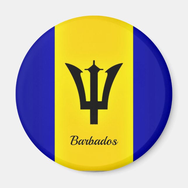 Flag of Barbados Magnet (Front)