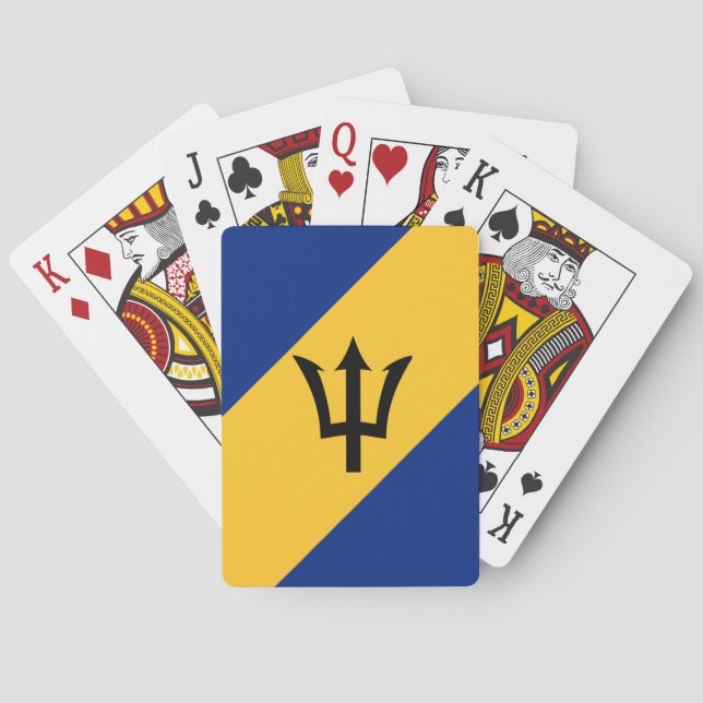 Flag of Barbados Playing Cards (Back)