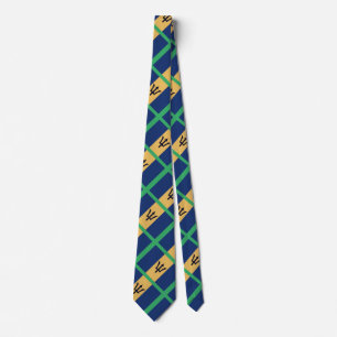 Flag of Barbados Tie