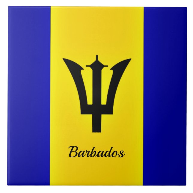 Flag of Barbados Tile (Front)