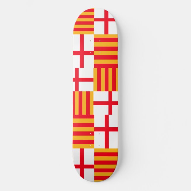 Flag of Barcelona Skateboard (Front)
