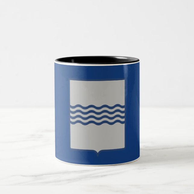 Flag of Basilicata (Italy)  Two-Tone Coffee Mug (Center)