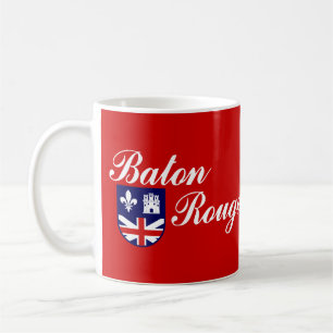 Flag of Baton Rouge, Louisiana Coffee Mug