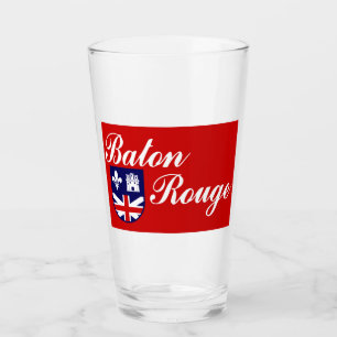 Flag of Baton Rouge (Louisiana) Glass