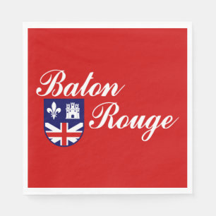Flag of Baton Rouge (Louisiana) Napkin
