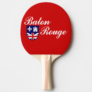 Flag of Baton Rouge, Louisiana Ping Pong Paddle