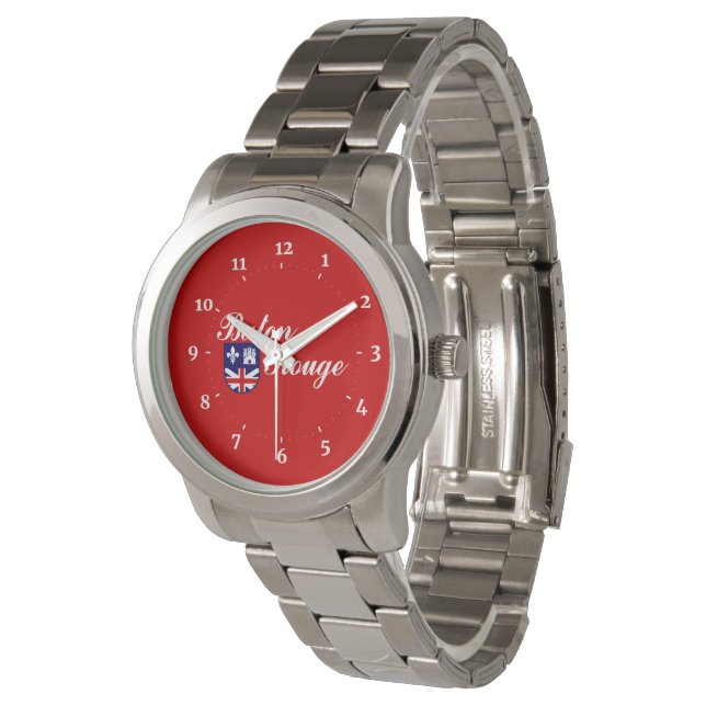 Flag of Baton Rouge, Louisiana Watch (Angled)