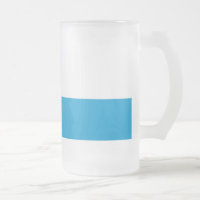 Flag of Bavaria Frosted Glass Beer Mug