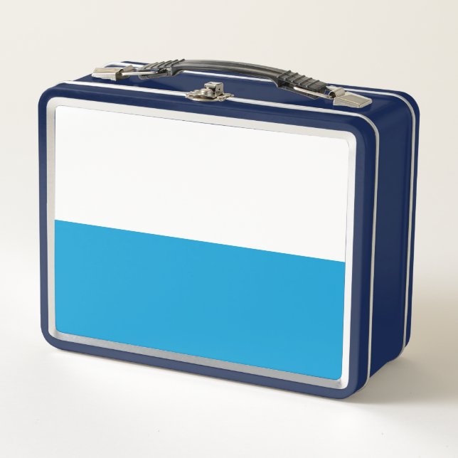 Flag of Bavaria Metal Lunch Box (Front)