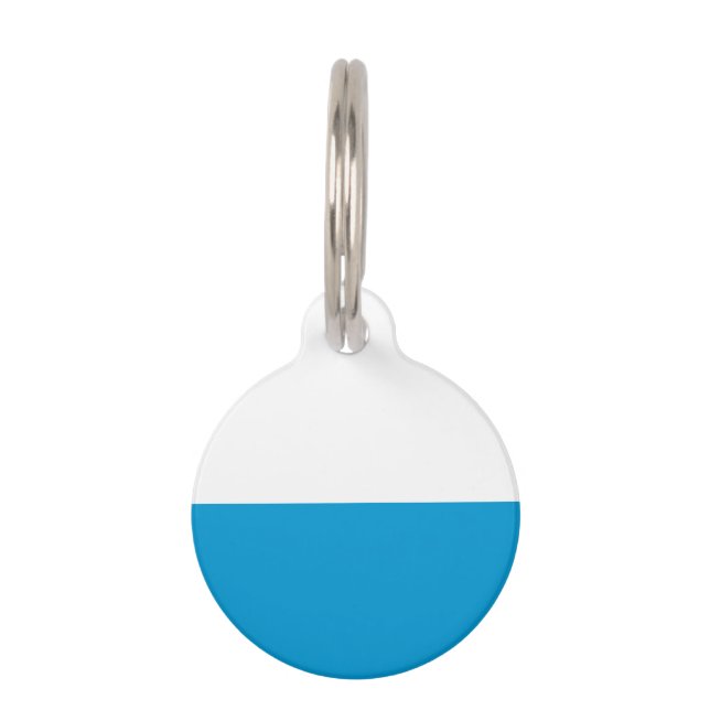 Flag of Bavaria Pet ID Tag (Front)