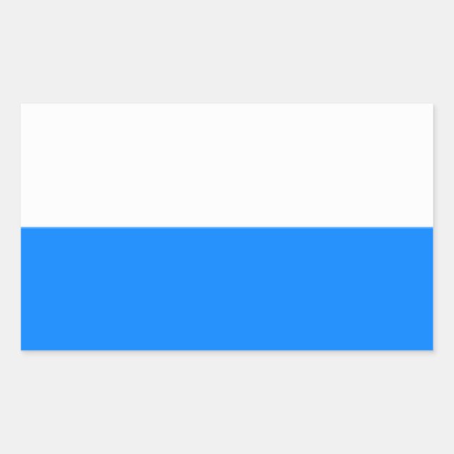 Flag of Bavaria Rectangular Sticker (Front)