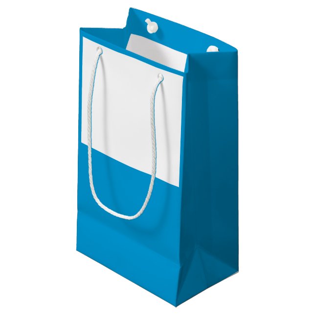 Flag of Bavaria Small Gift Bag (Front Angled)