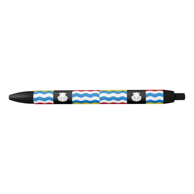 Flag of Bedfordshire Black Ink Pen (Front)