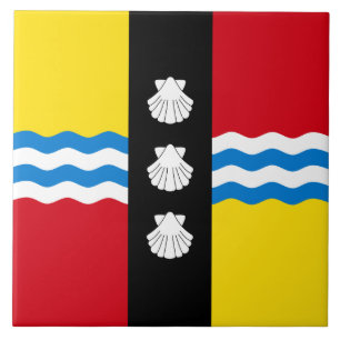 Flag of Bedfordshire (County of England, UK) Tile