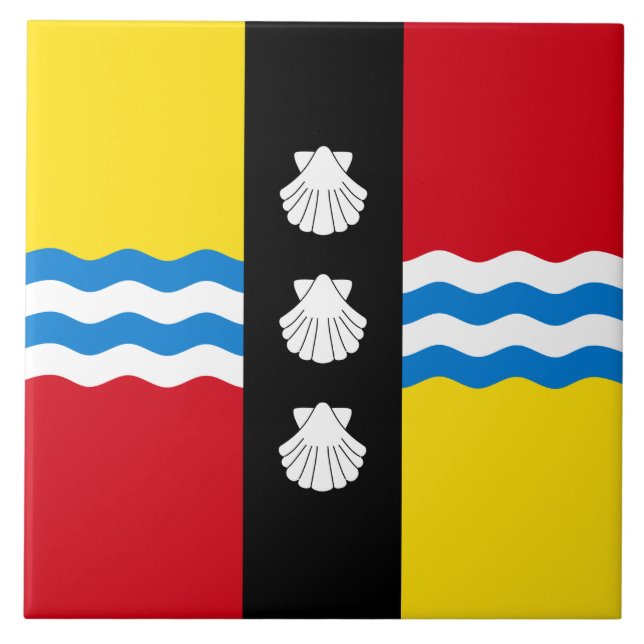 Flag of Bedfordshire (County of England, UK) Tile (Front)