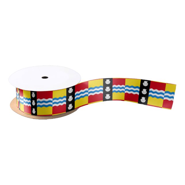 Flag of Bedfordshire Satin Ribbon (Spool)