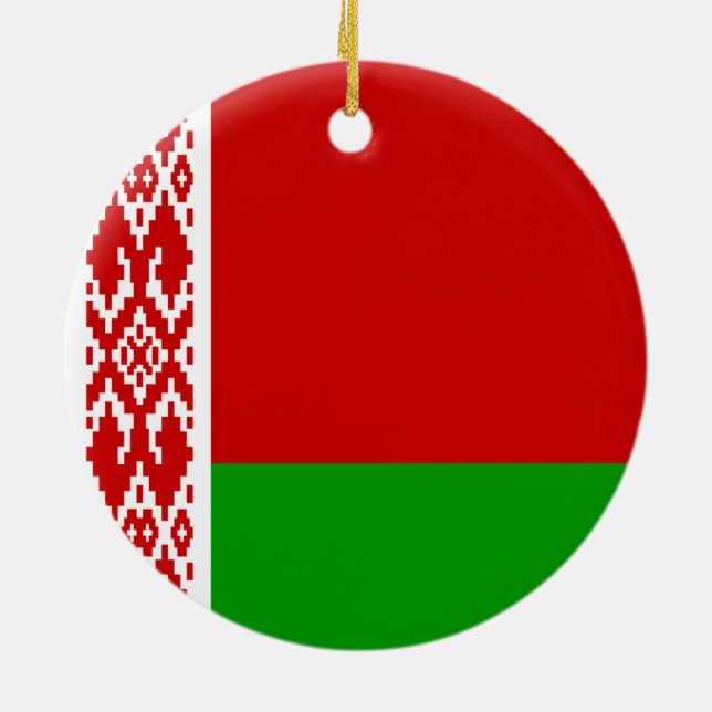 Flag of Belarus Ornament (Back)
