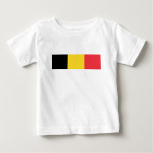 Flag of Belgium Baby T-Shirt
