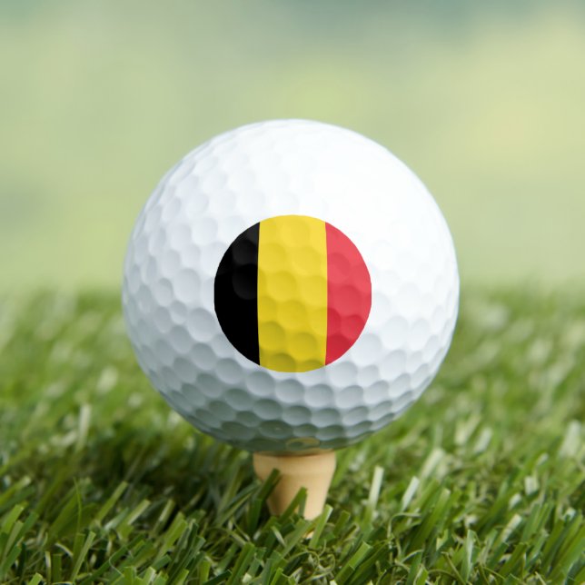 Flag of Belgium Golf Balls (Insitu Tee)
