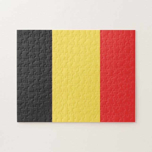 Flag of Belgium Jigsaw Puzzle (Horizontal)