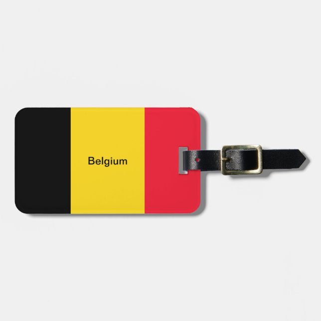 Flag of Belgium Luggage Tag (Front Horizontal)