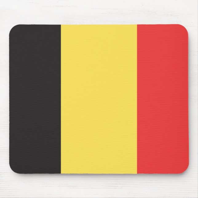 Flag of Belgium Mouse Mat (Front)