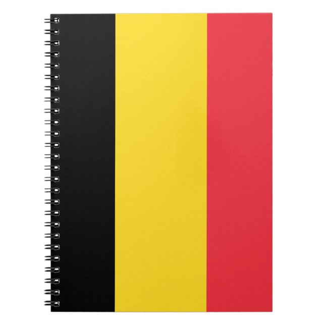 Flag of Belgium Notebook (Front)