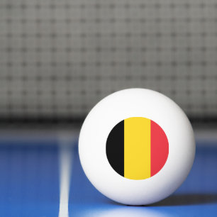 Flag of Belgium Ping Pong Ball