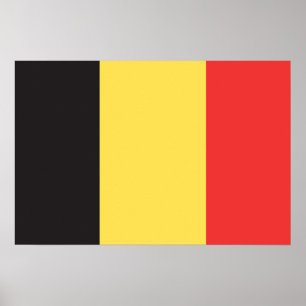 Flag of Belgium Poster