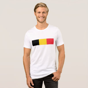 Flag of Belgium Tri-Blend Shirt