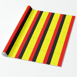 Flag of Belgium Wrapping Paper