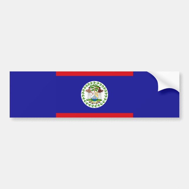 Flag of Belise Bumper Sticker (Front)