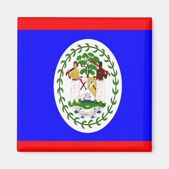 Flag of Belise Magnet (Front)