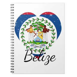 Flag of Belise. Notebook