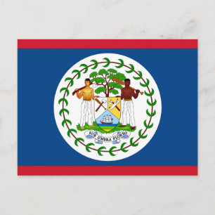 Flag of Belise Postcard