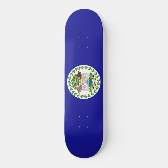 Flag of Belise Skateboard (Front)