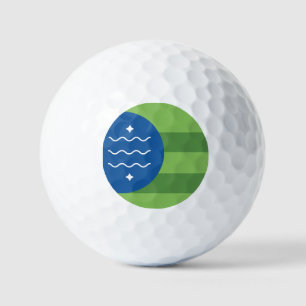 Flag of Bellingham, Washington Golf Balls