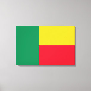 Flag of Benin (Africa) Canvas Print