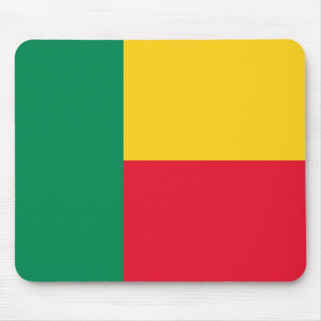 Flag of Benin (Africa) Mouse Mat (Front)