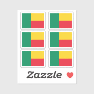 Flag of Benin Collection pack of 6