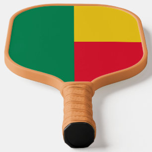 Flag of Benin Pickleball Paddle