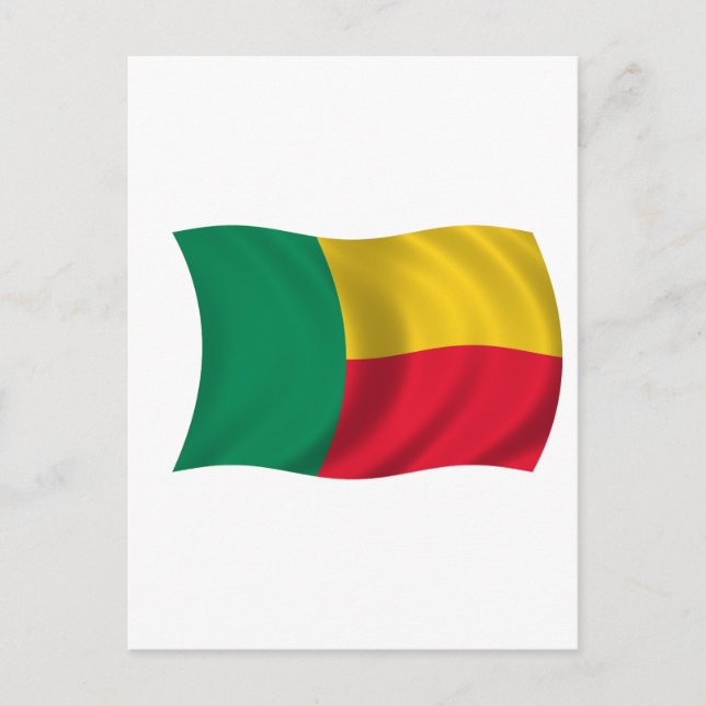 Flag of Benin Postcard (Front)