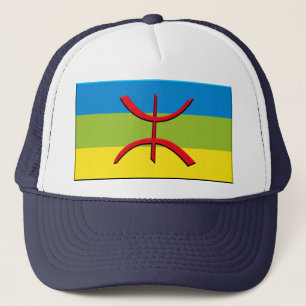 flag of Berbere or Amazigh - Customised Trucker Hat