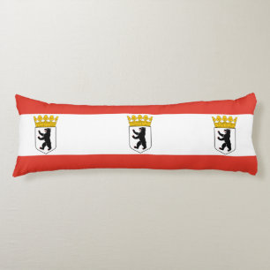 Flag of Berlin Body Pillow