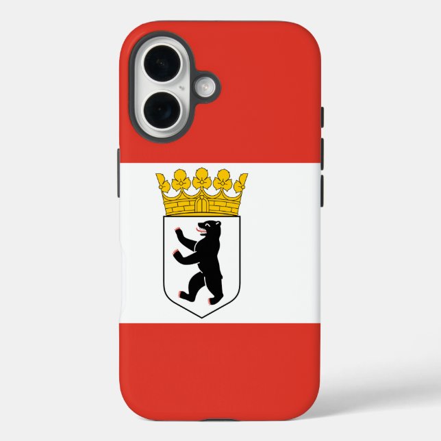 Flag of Berlin Case-Mate  iPhone Case (Back)
