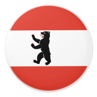 Flag of Berlin Ceramic Knob