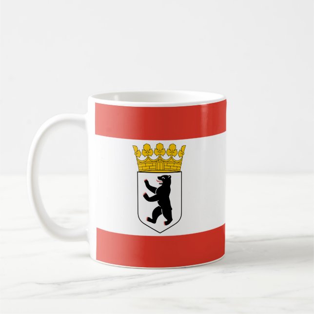 Flag of Berlin Coffee Mug (Left)