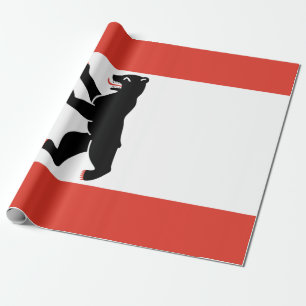 Flag of Berlin (German City) Wrapping Paper