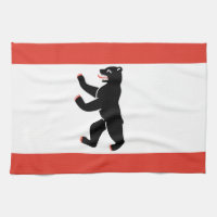 Flag of Berlin Kitchen Towel