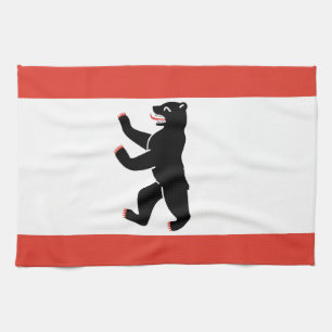 Flag of Berlin Kitchen Towel